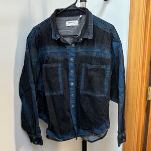 One Teaspoon Black and Blue Jean Jacket